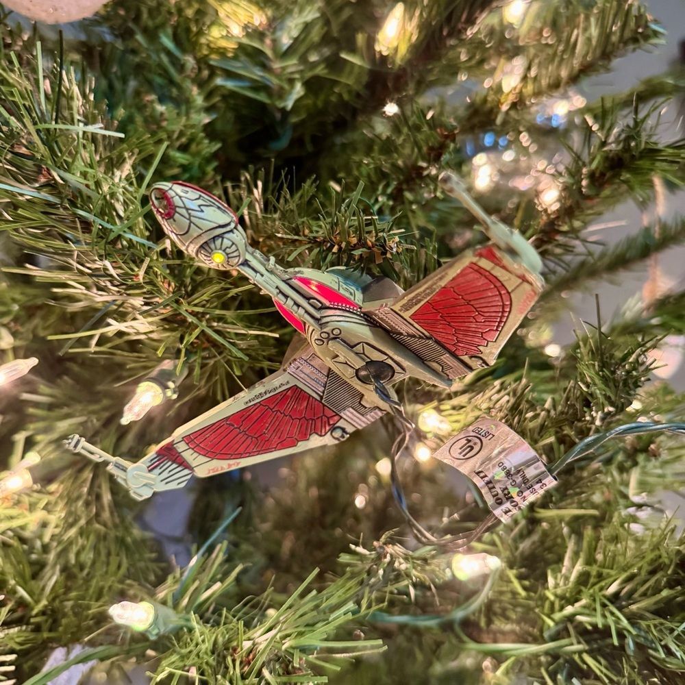 1994 Hallmark Star Trek TNG Klingon Bird Prey Magic Christmas Keepsake Ornament - Picture 7 of 7